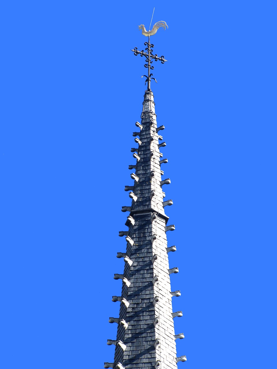 rush hour spire weather vane free photo