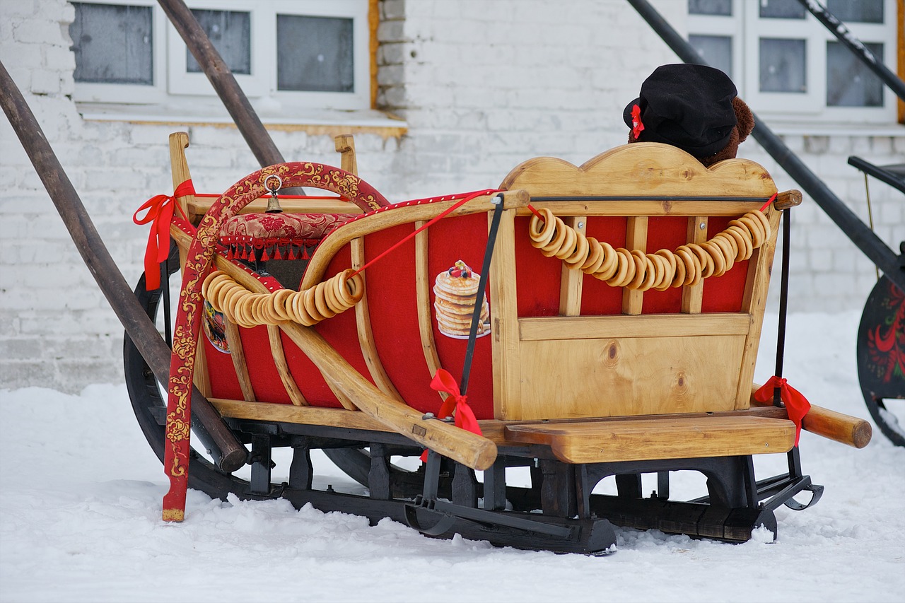 sled rest russia free photo