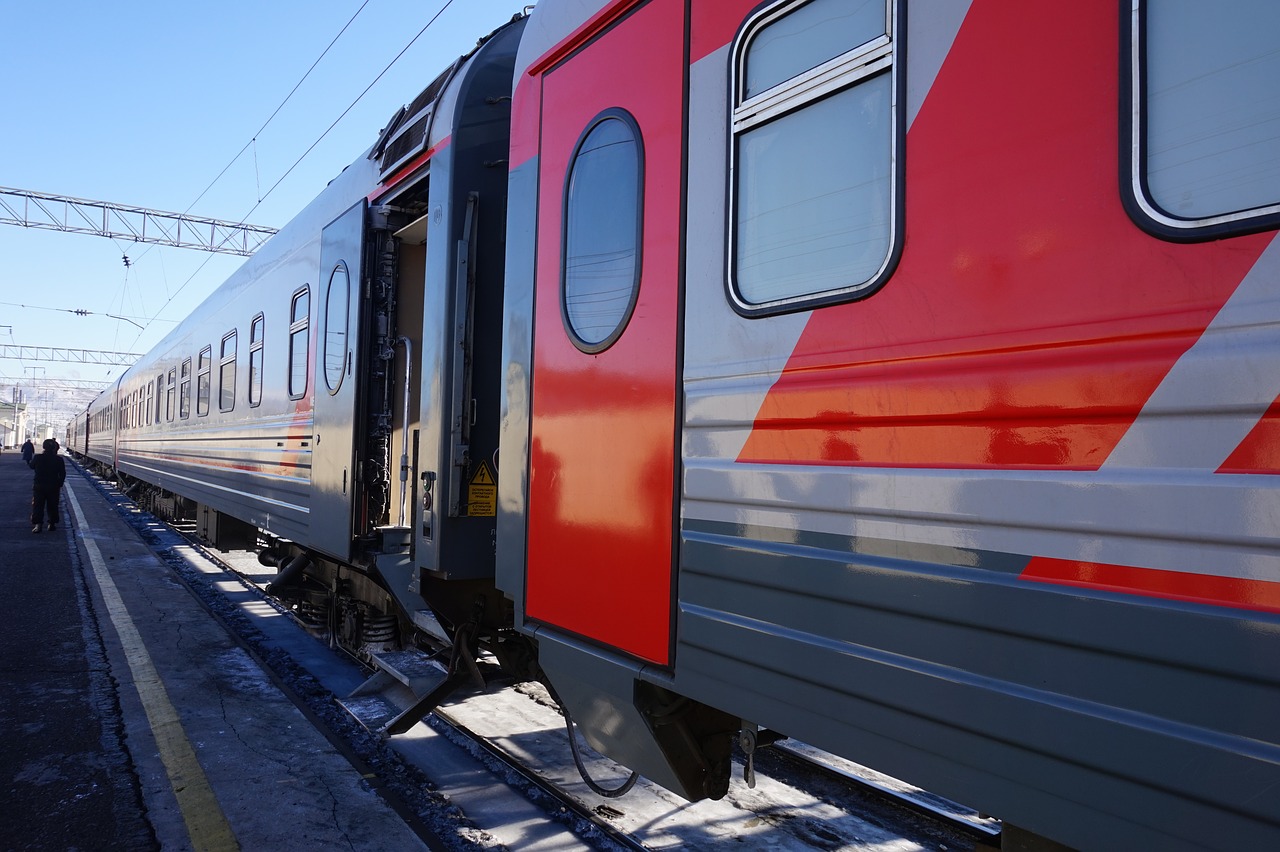 russia trans-siberian train winter free photo