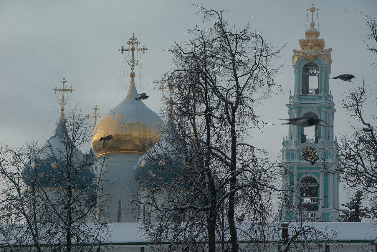 russia monastery sergiev posad free photo