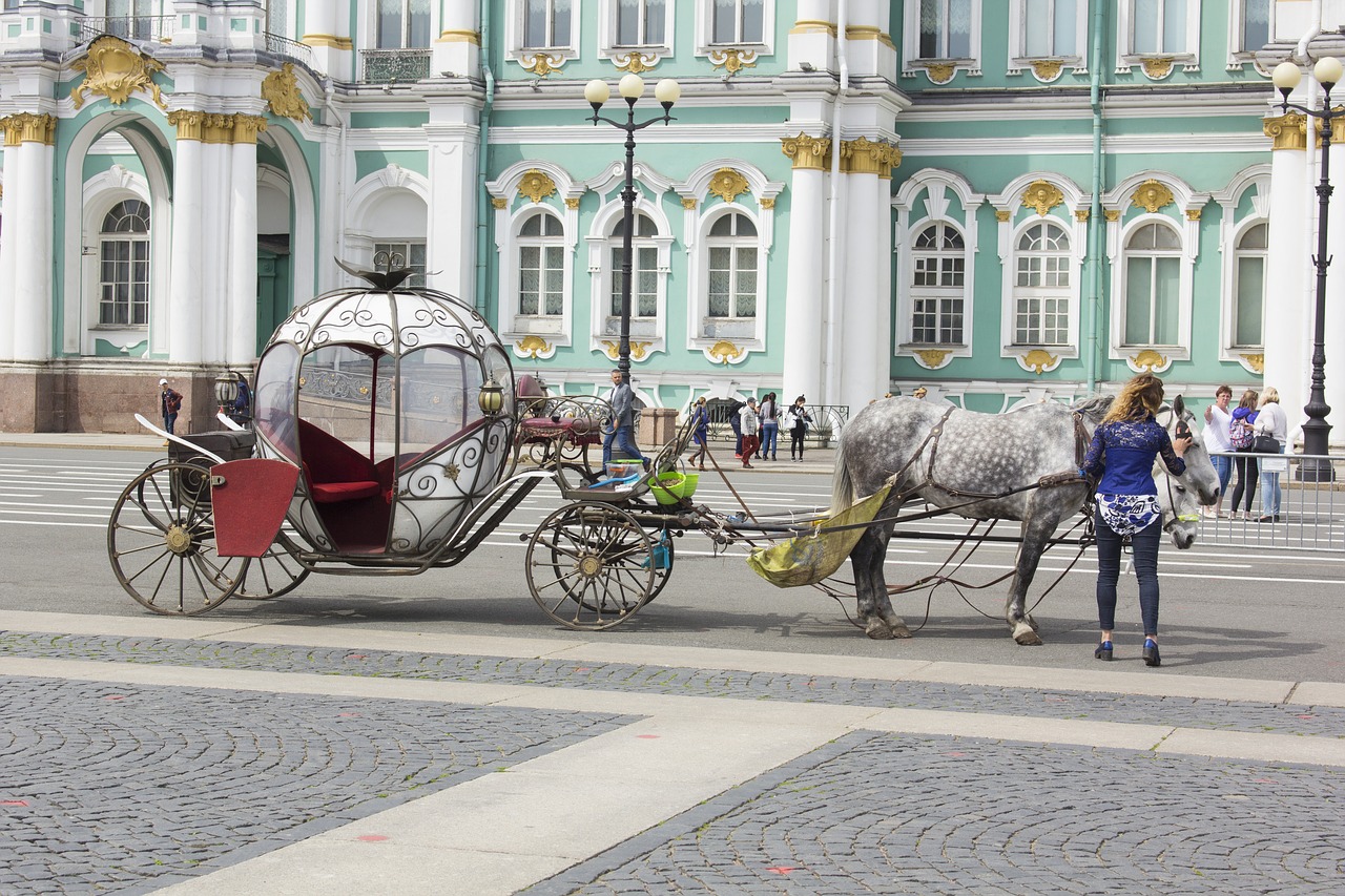 russia saint-petersburg coach free photo