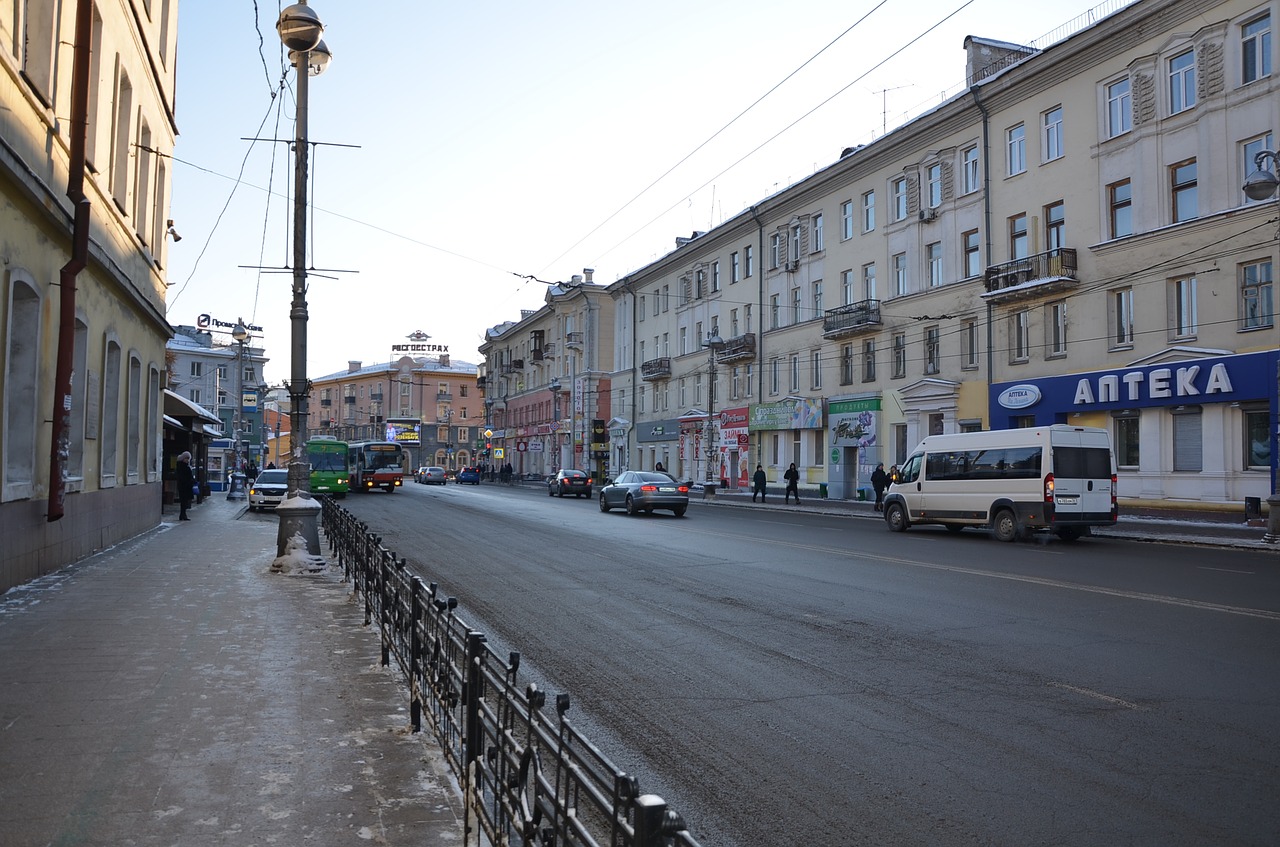 russia street snow free photo