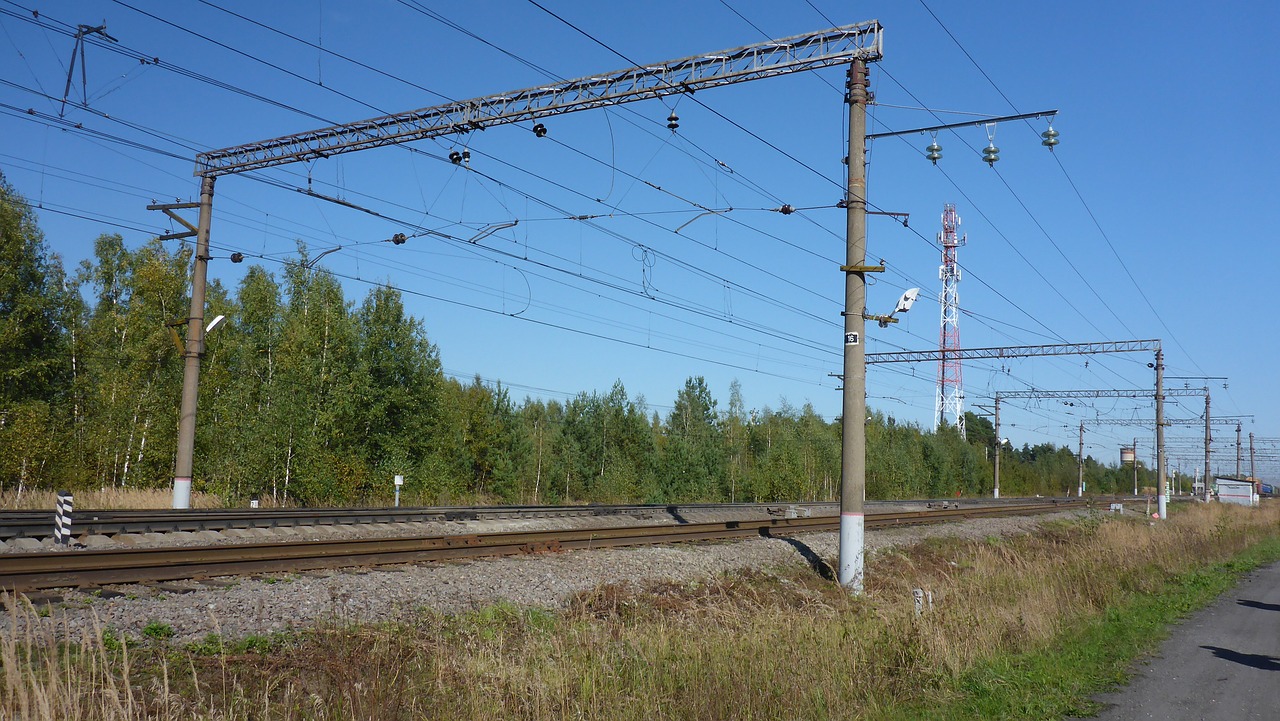russia railway moscow region free photo
