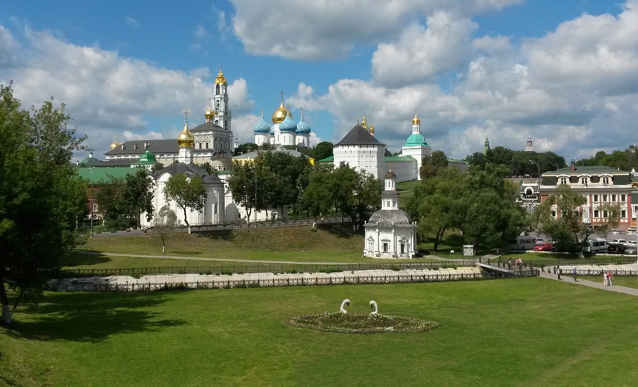 russia  sergiev posad  monastery free photo