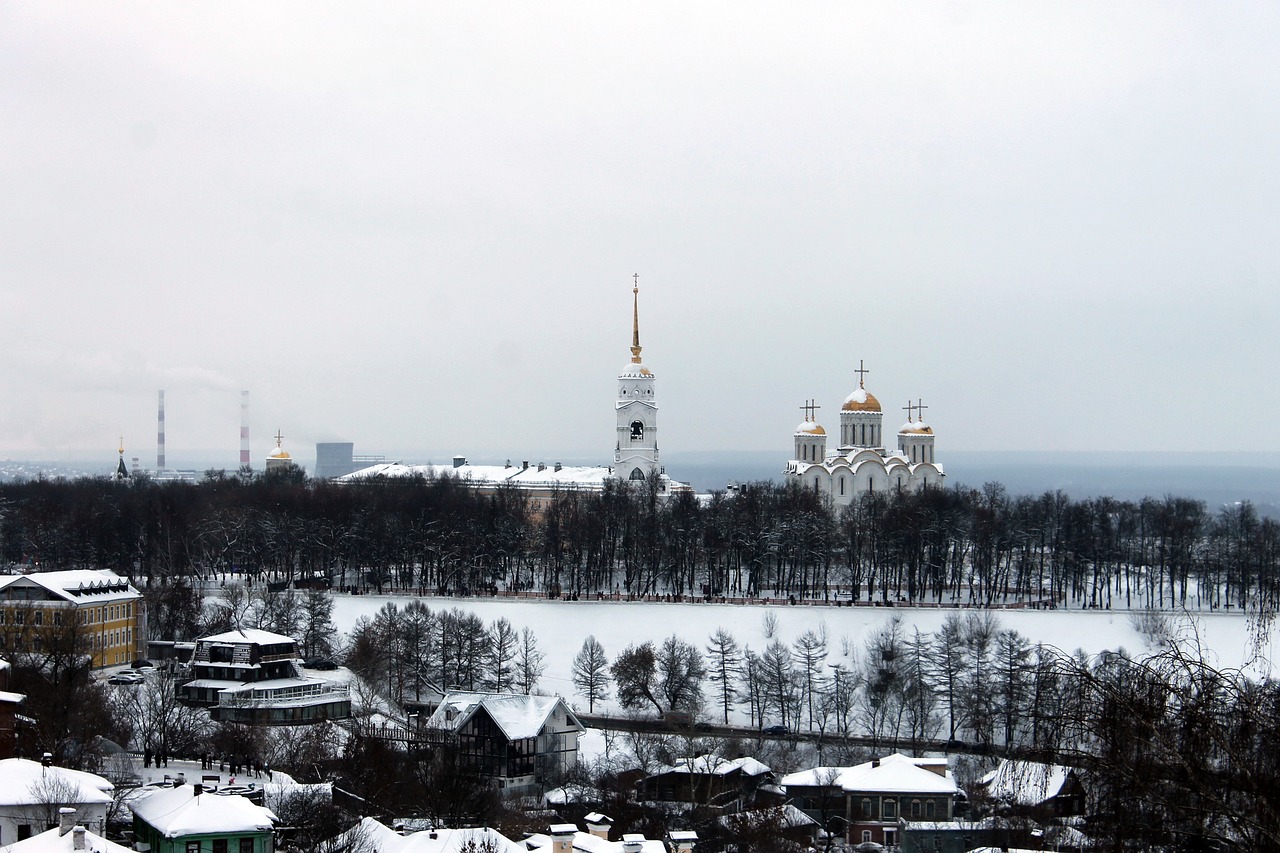 russia  vladimir  assumption cathedral free photo