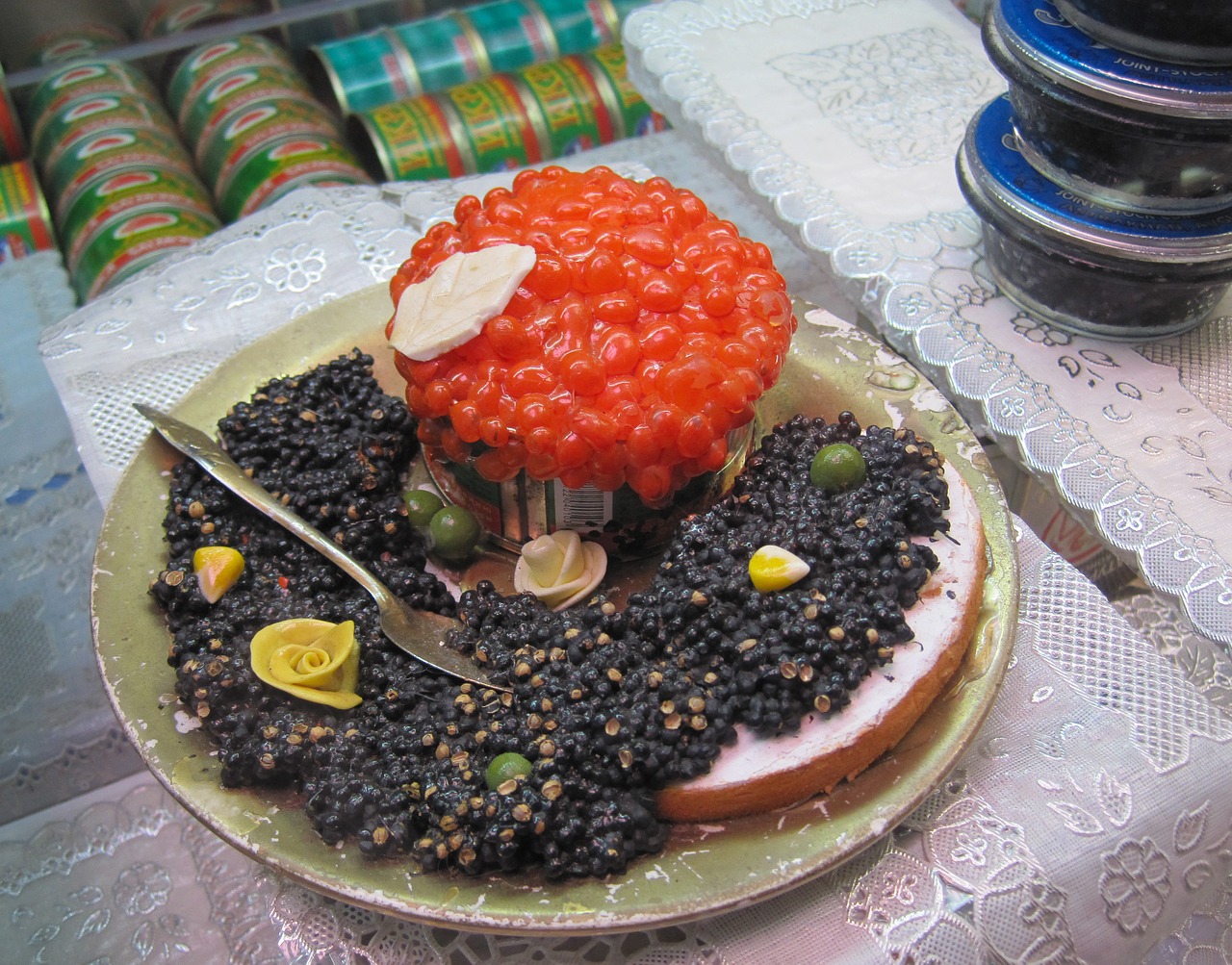 russia caviar eggs free photo