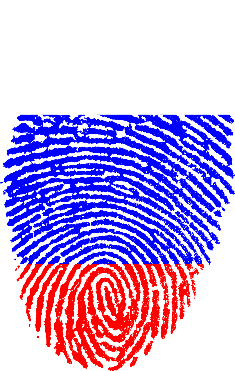 russia flag fingerprint free photo