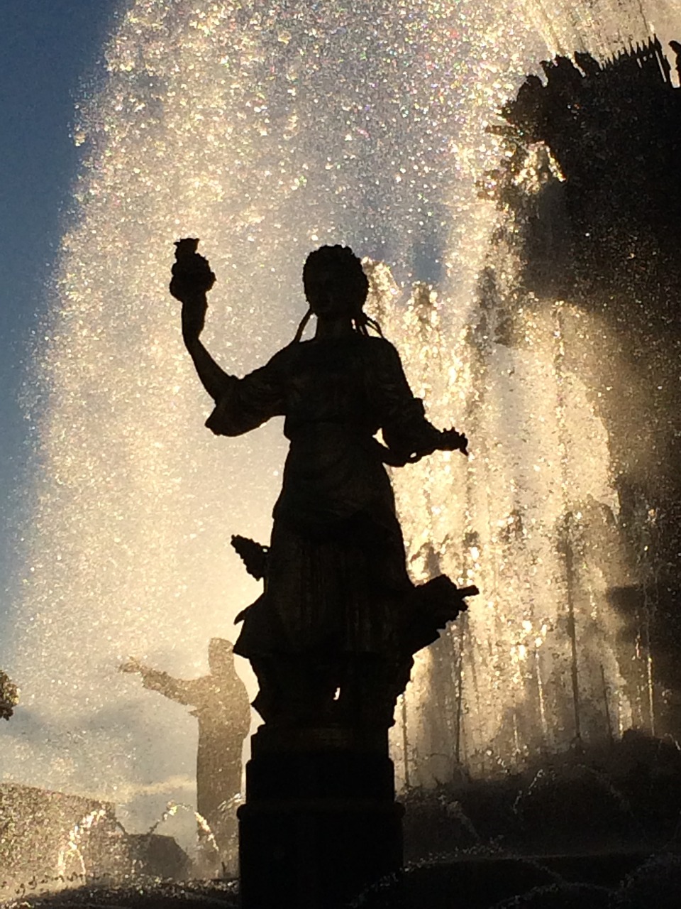 russia moscow fountain free photo