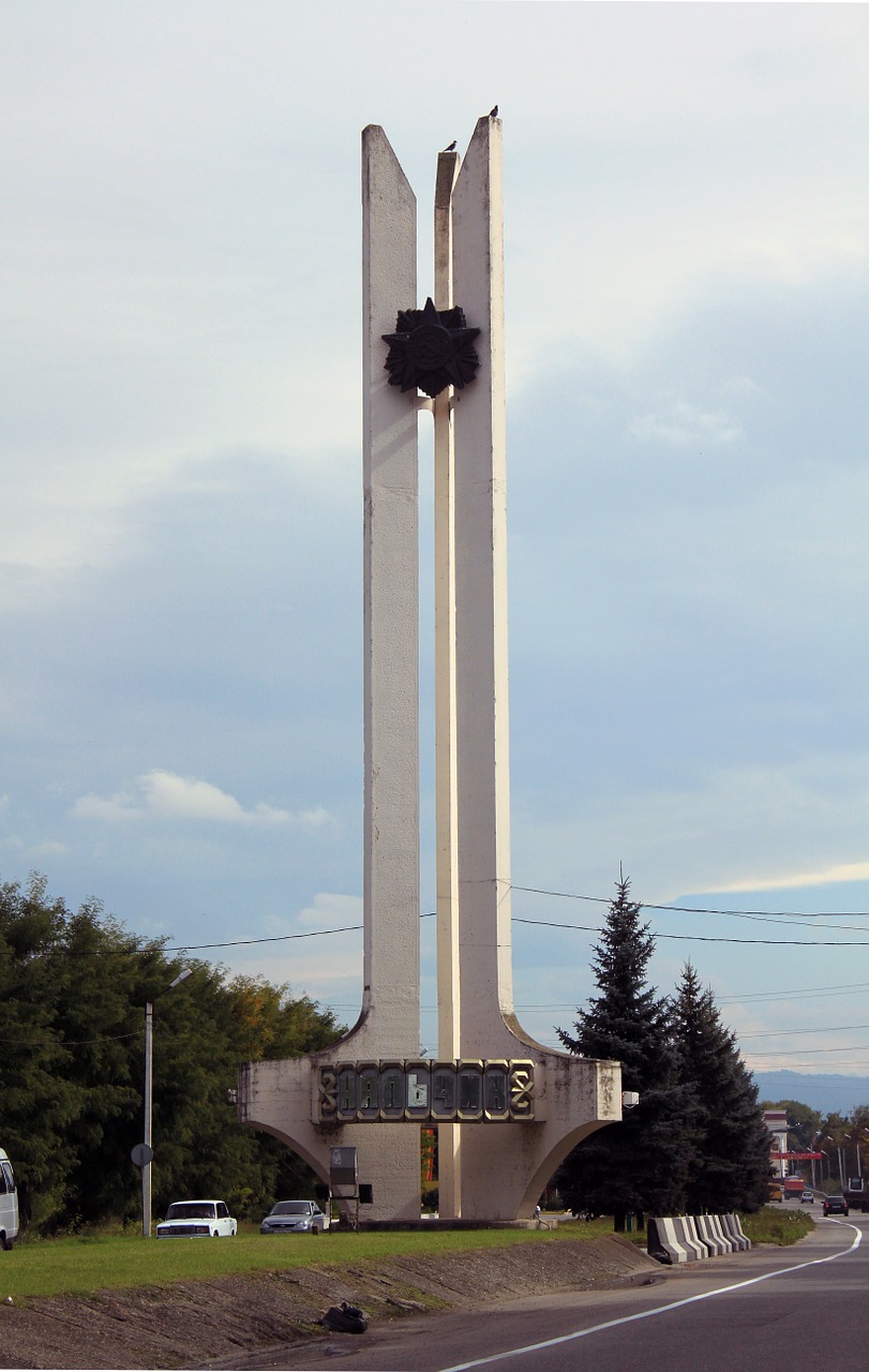 russia nalchik monument free photo