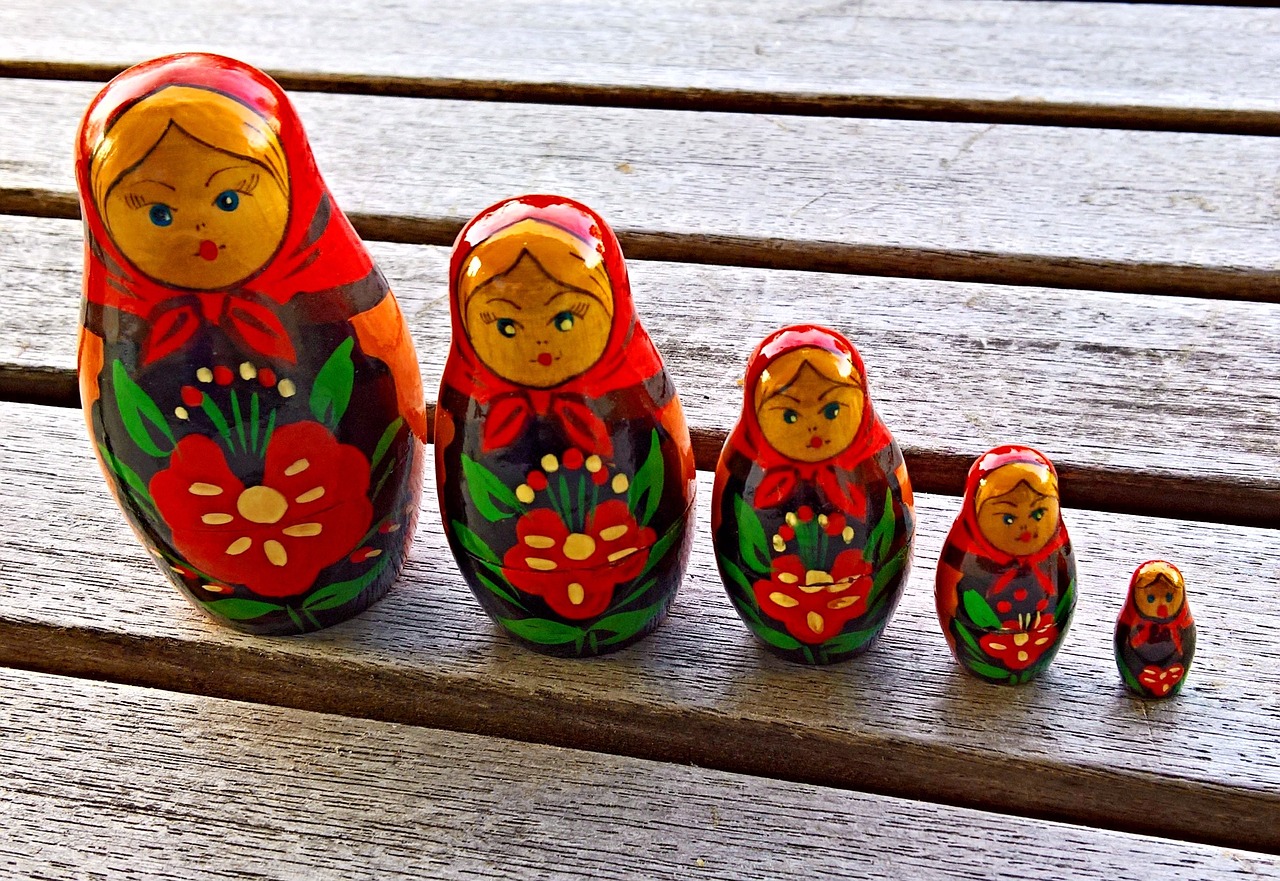 russian dolls babuschka free photo