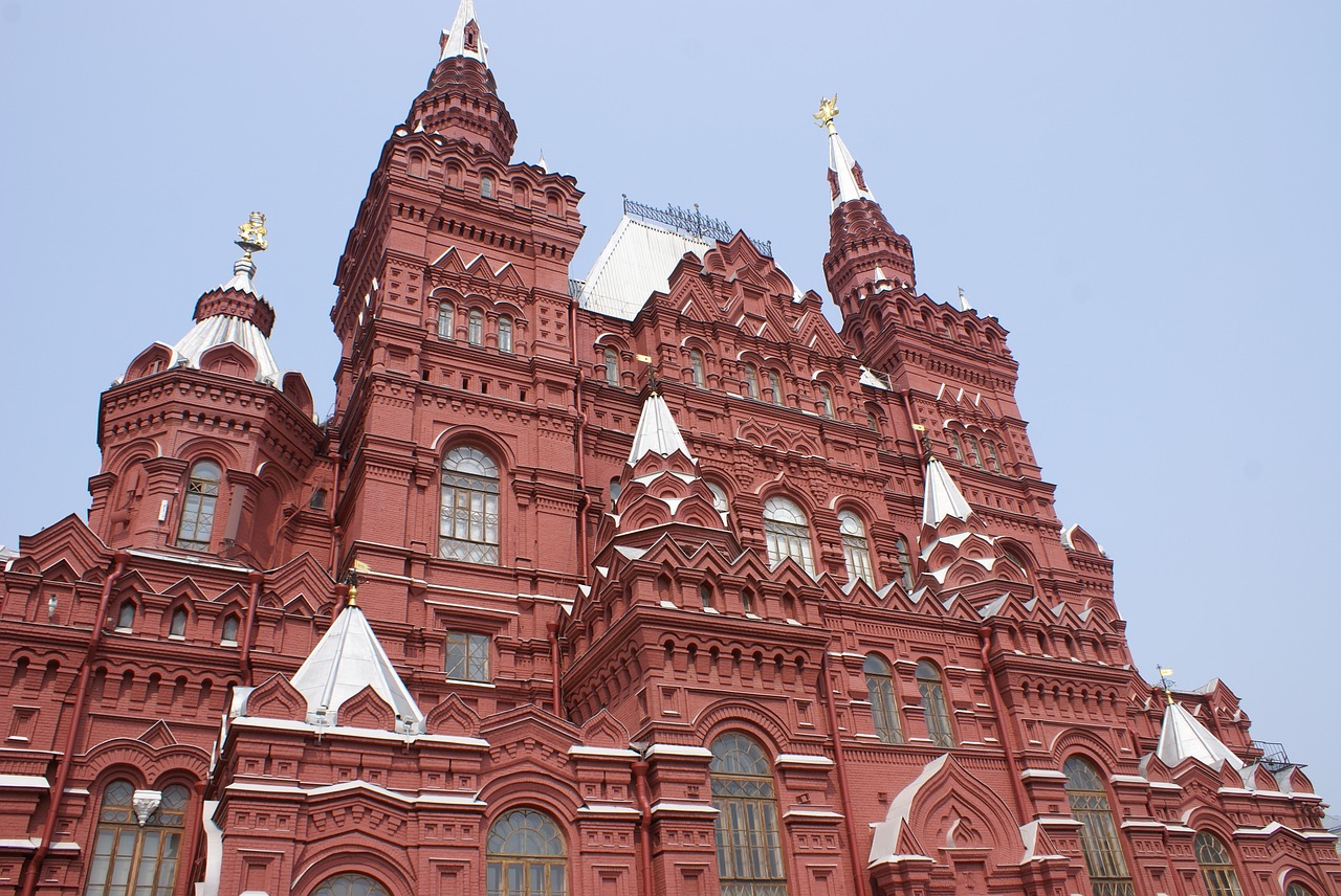 russian architecture  museum  red square free photo