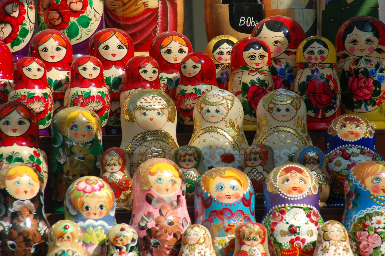 russian dolls matrioshkas wrist free photo