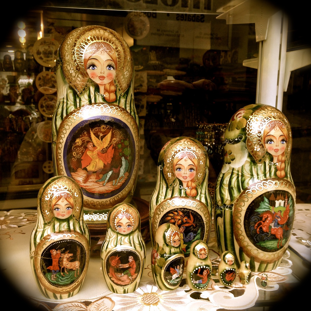 russian dolls matrioshkas crafts free photo
