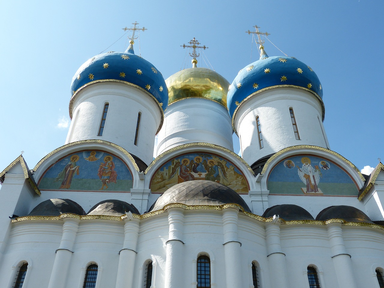 russian orthodox church sergiev posad russia free photo