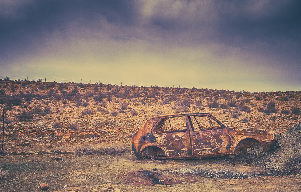 rust  desert  car free photo