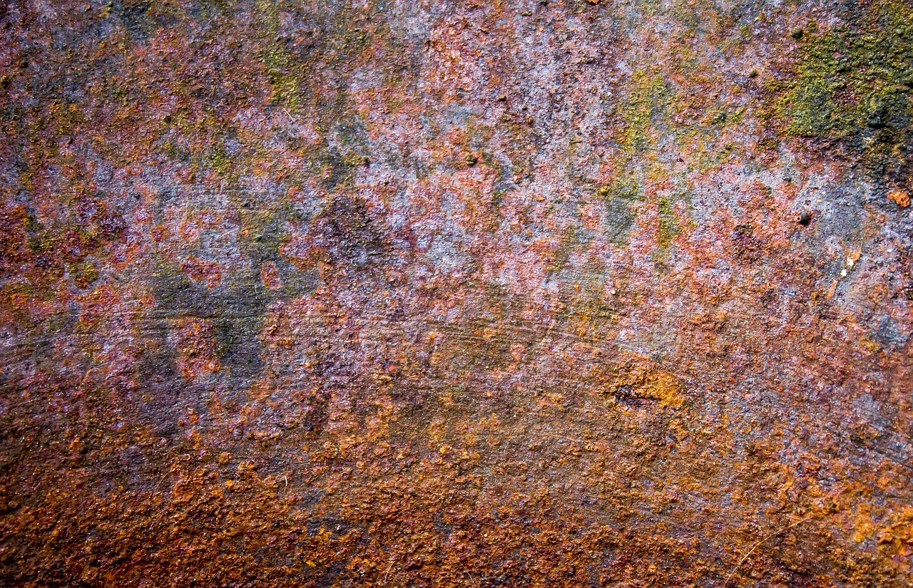 rust dyed metal free photo