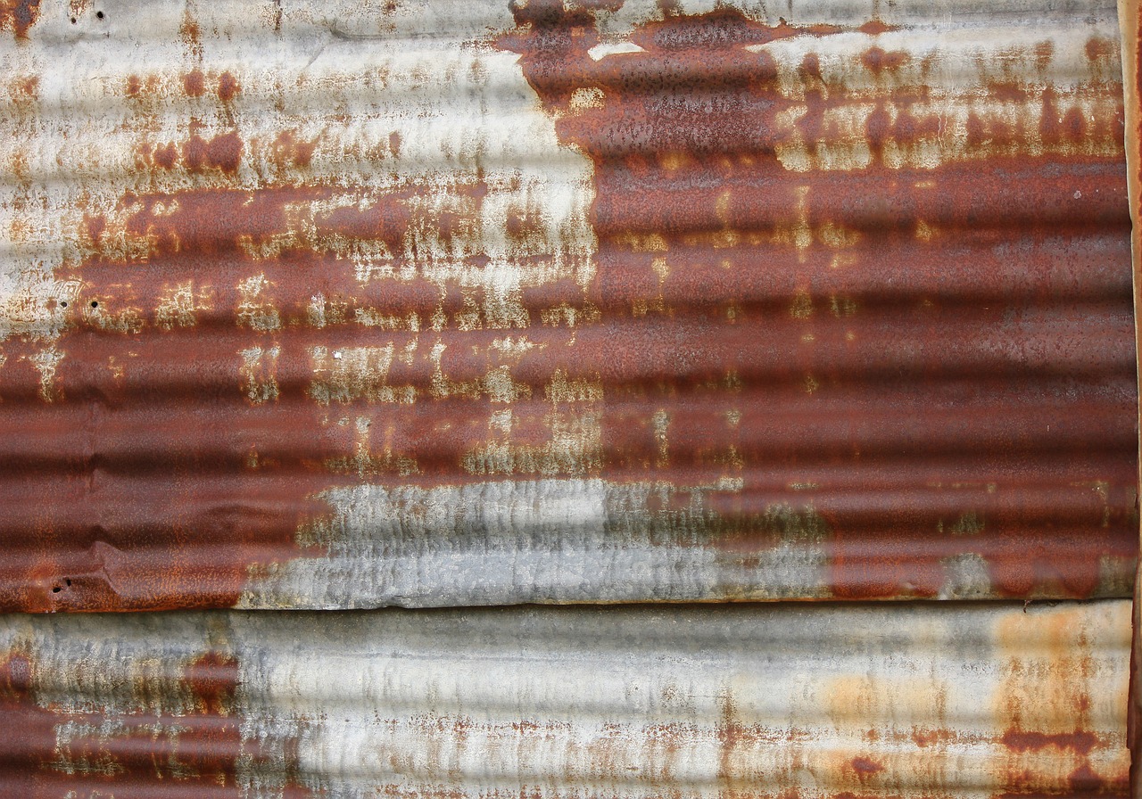 rusted rust corrugated free photo