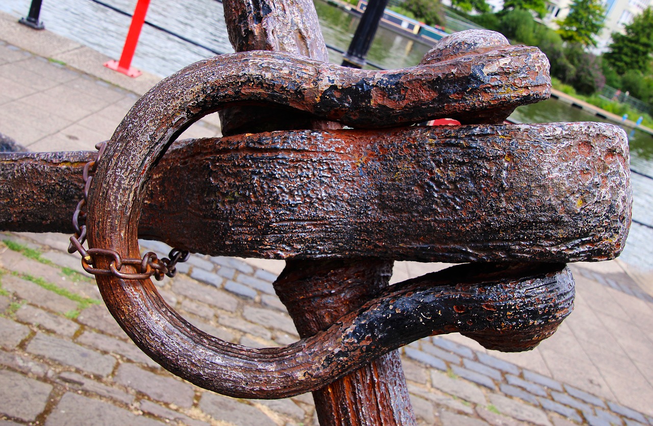 rusty anchor steel free photo