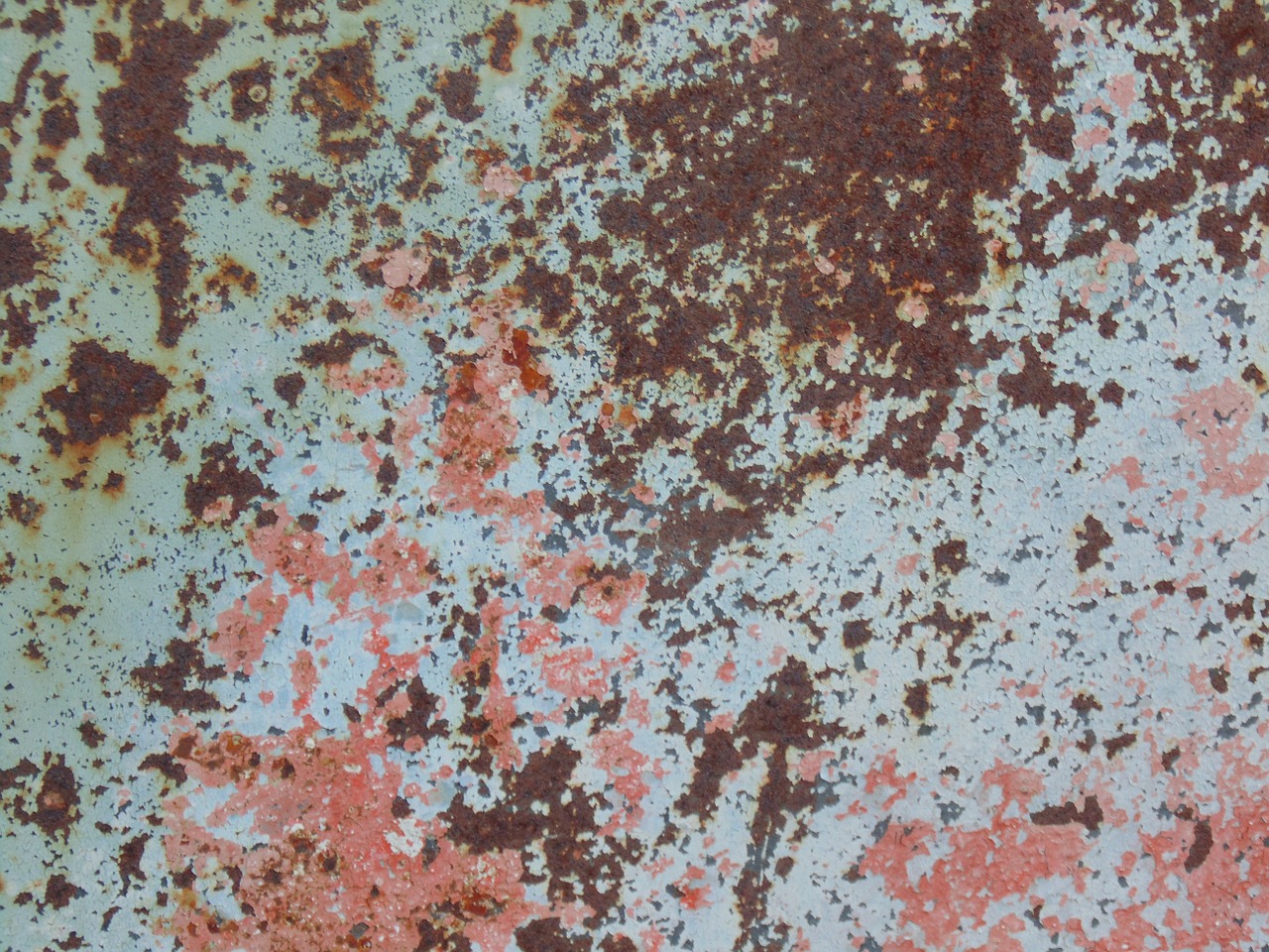 rusty blue red free photo