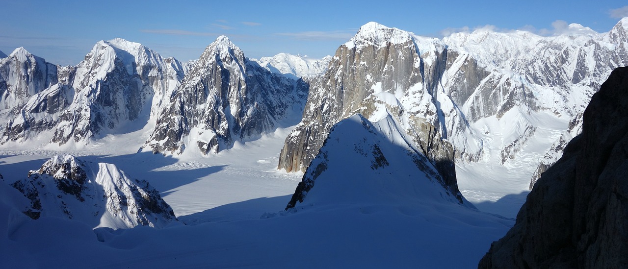 ruth gorge alaska alpine free photo