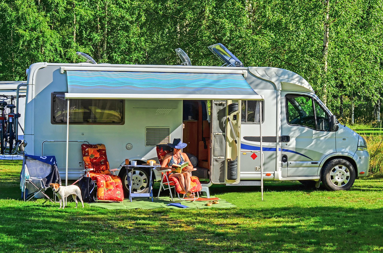 rv outdoor mobile home free photo