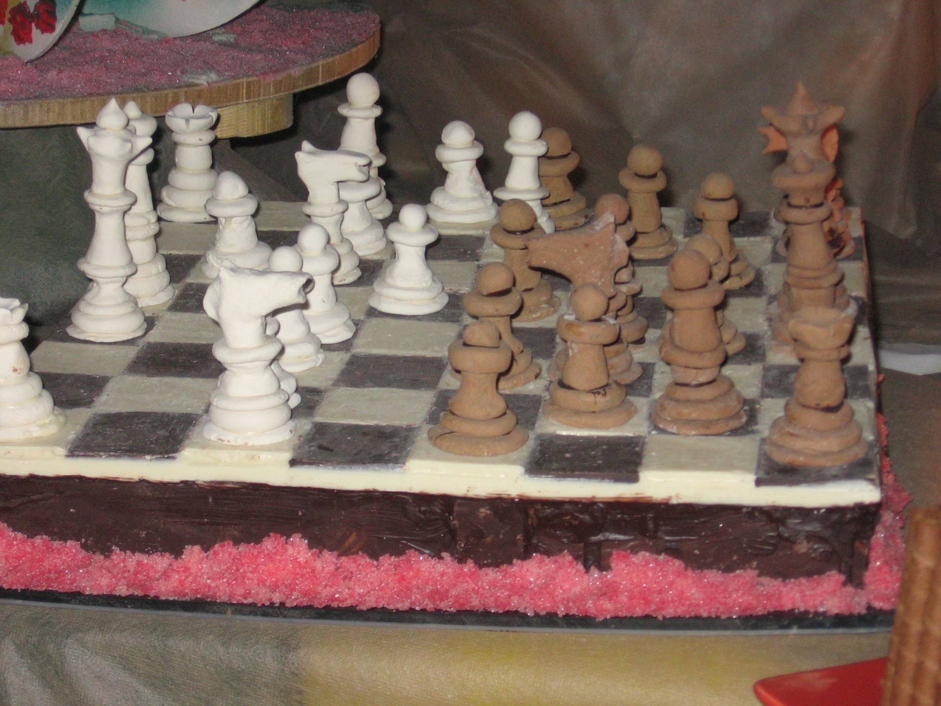 chess cake marzipan free photo