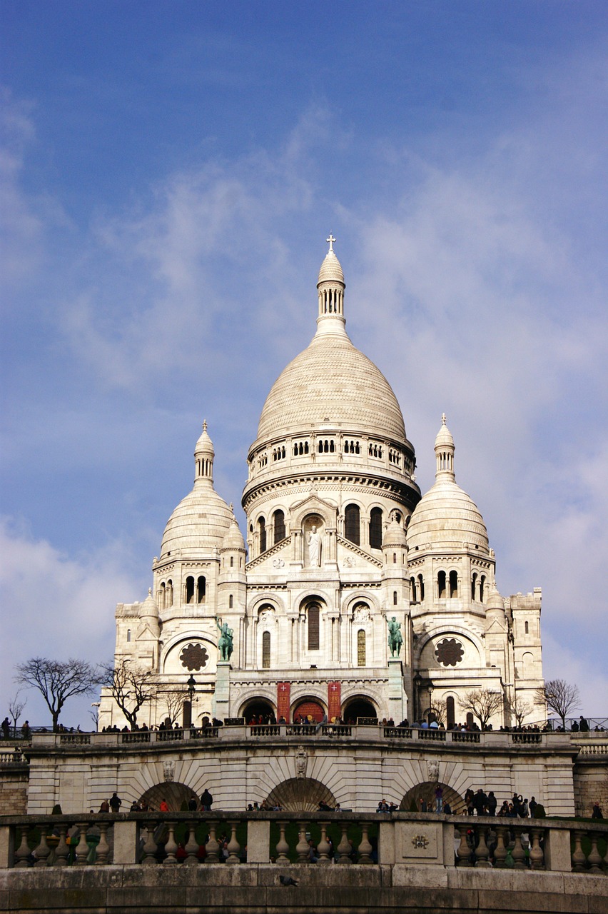 sacred heart basilica paris free photo