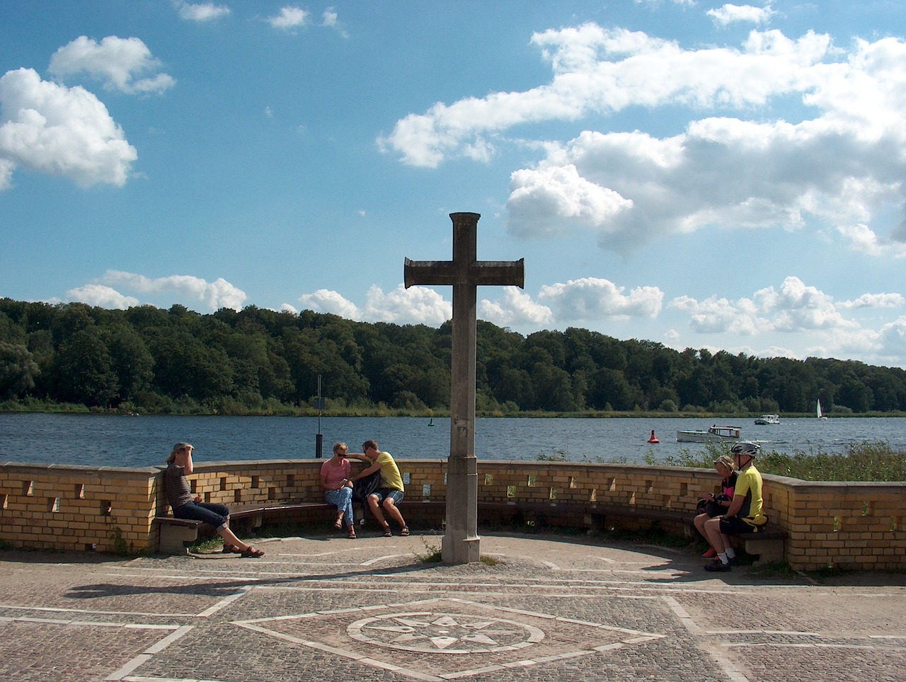 sacrow church cross free photo