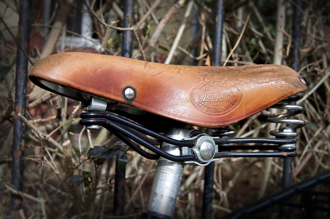 saddle bicycle saddle leather saddle free photo