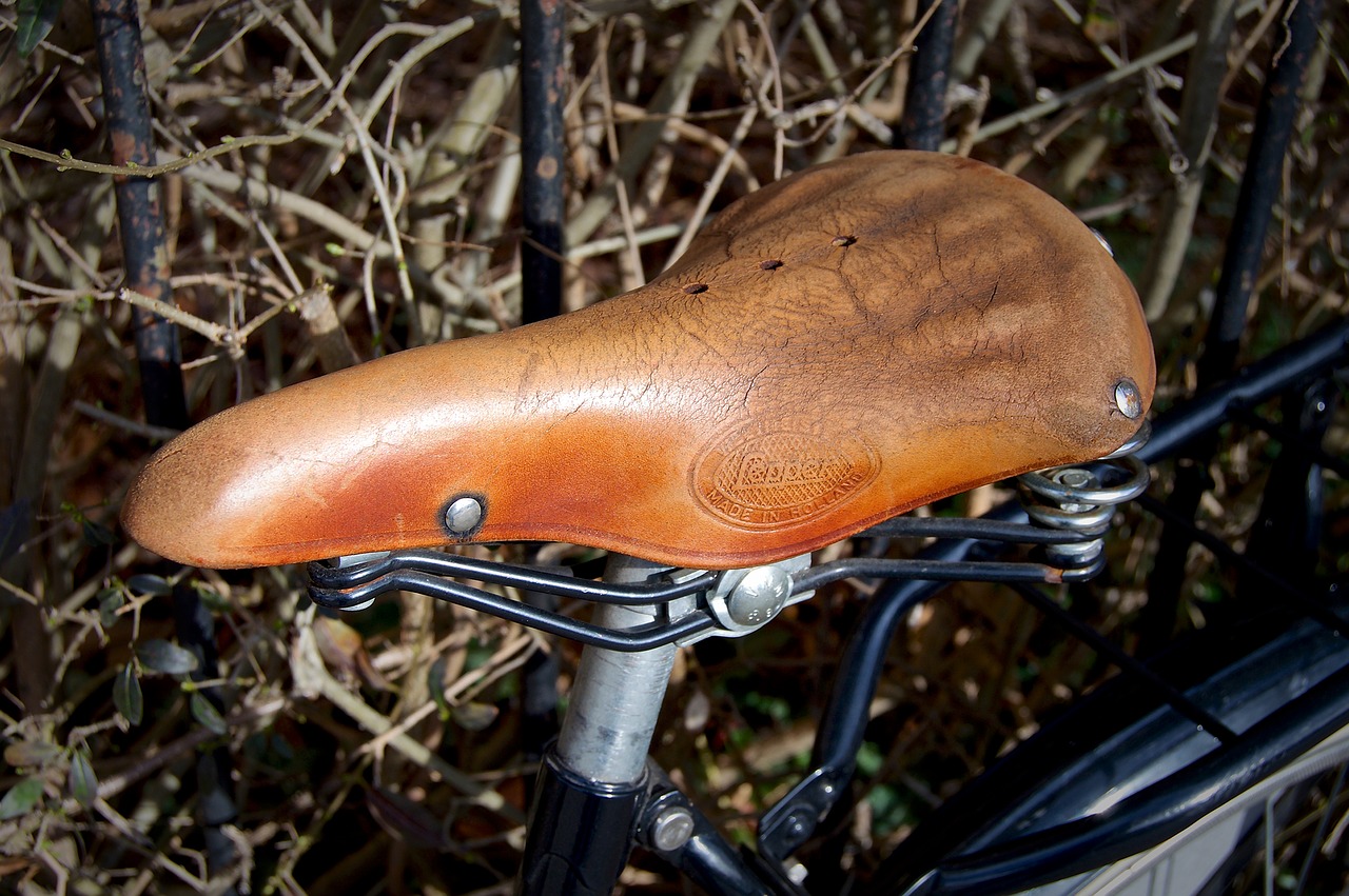 saddle bicycle saddle leather saddle free photo