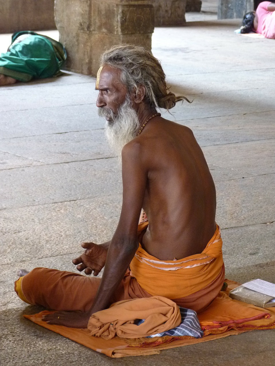 sadhu holy man hinduism free photo