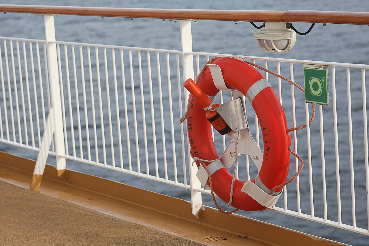 safety first on bord seafaring free photo