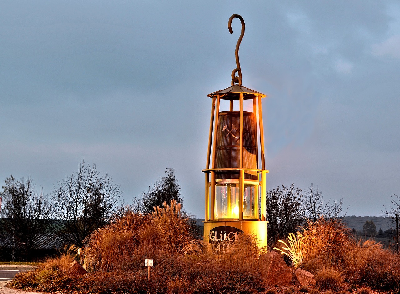 safety lamp mining town bleicherode free photo