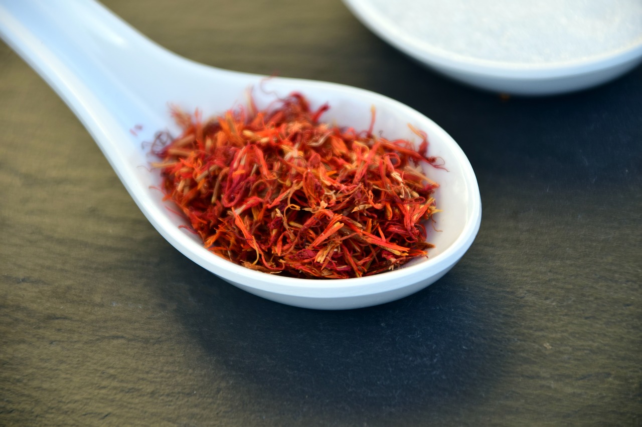 saffron spice taste free photo