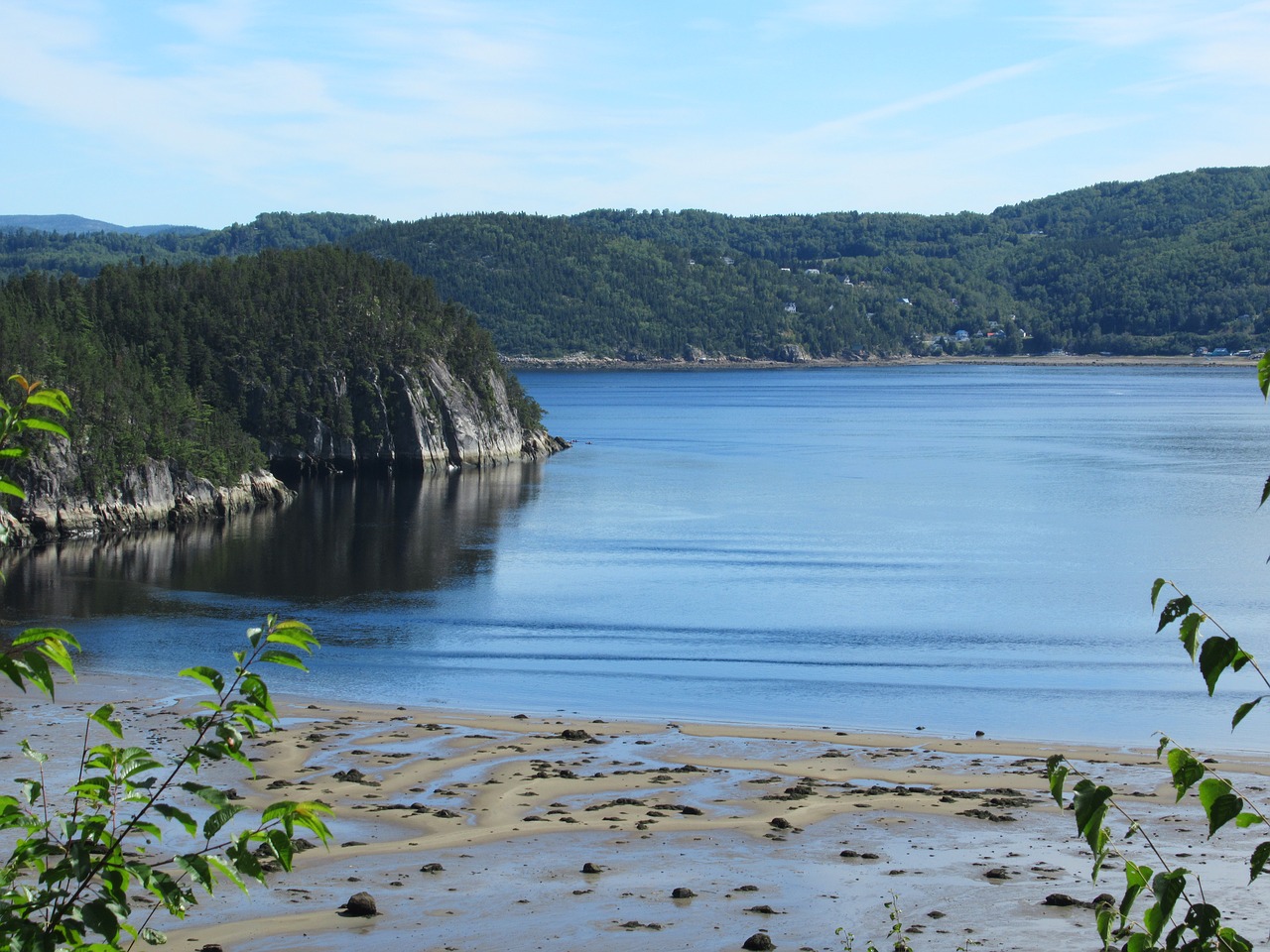 saguenay tide low fjord free photo