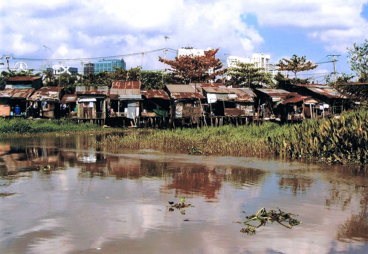saigon slums asia free photo