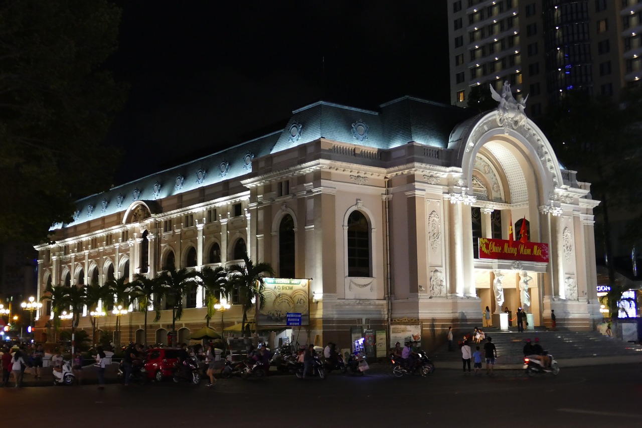 saigon ho chi minh city vietnam opera free photo