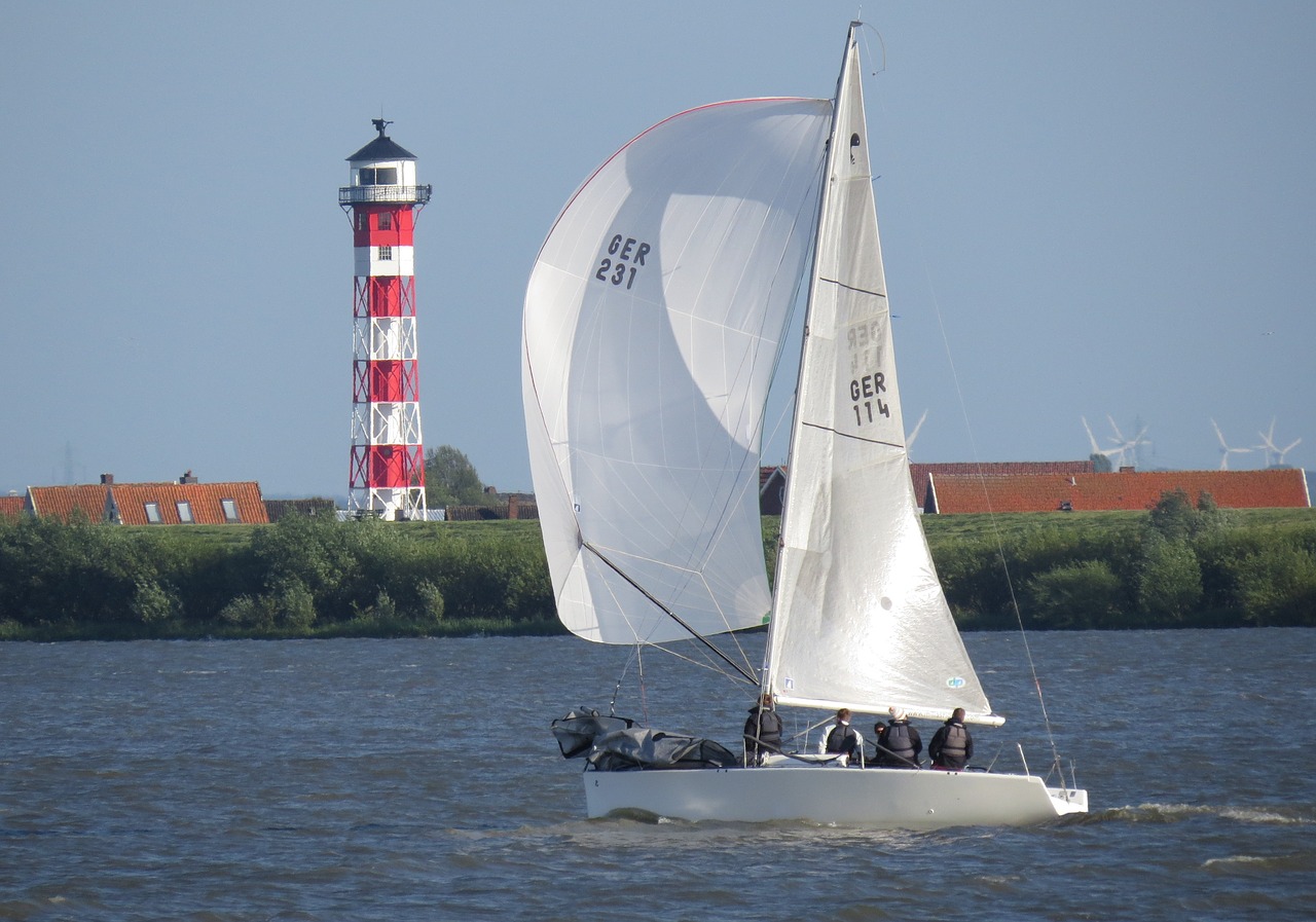 sail maritime daymark free photo