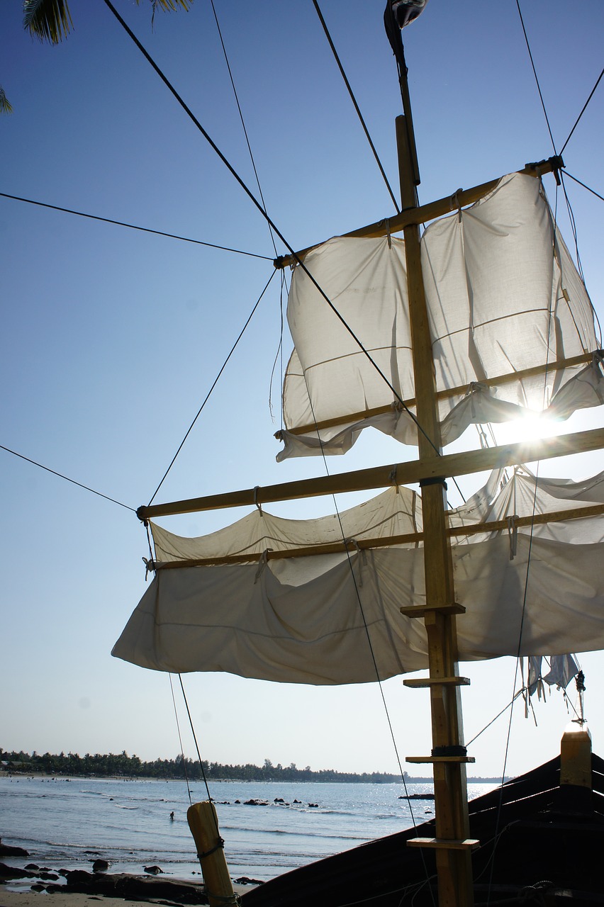 sail canvas sunlight free photo