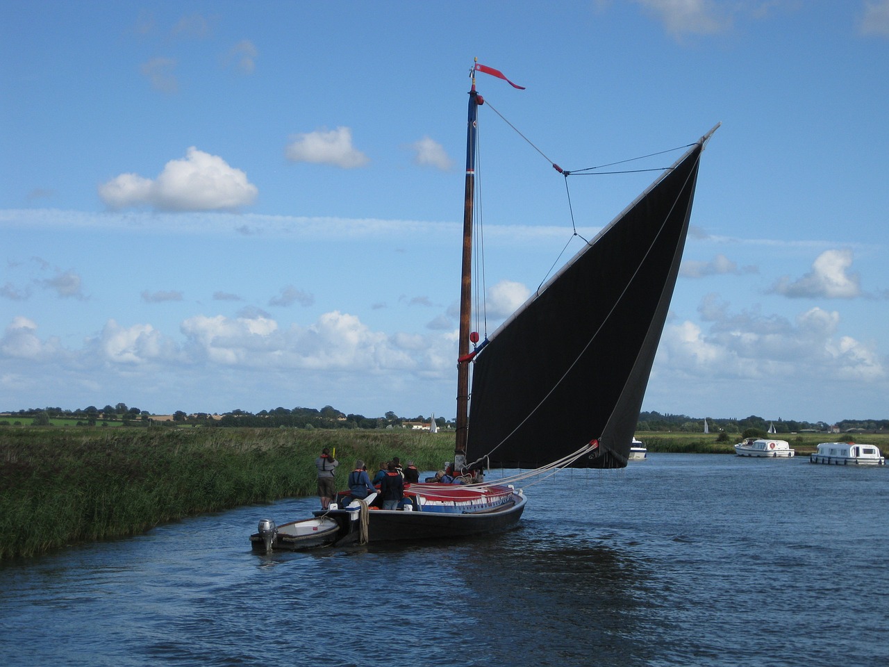 sail wherry boat free photo