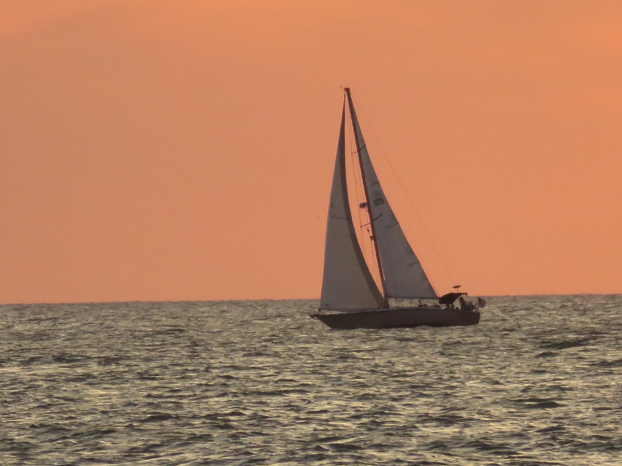 sail sailing vessel sunset free photo