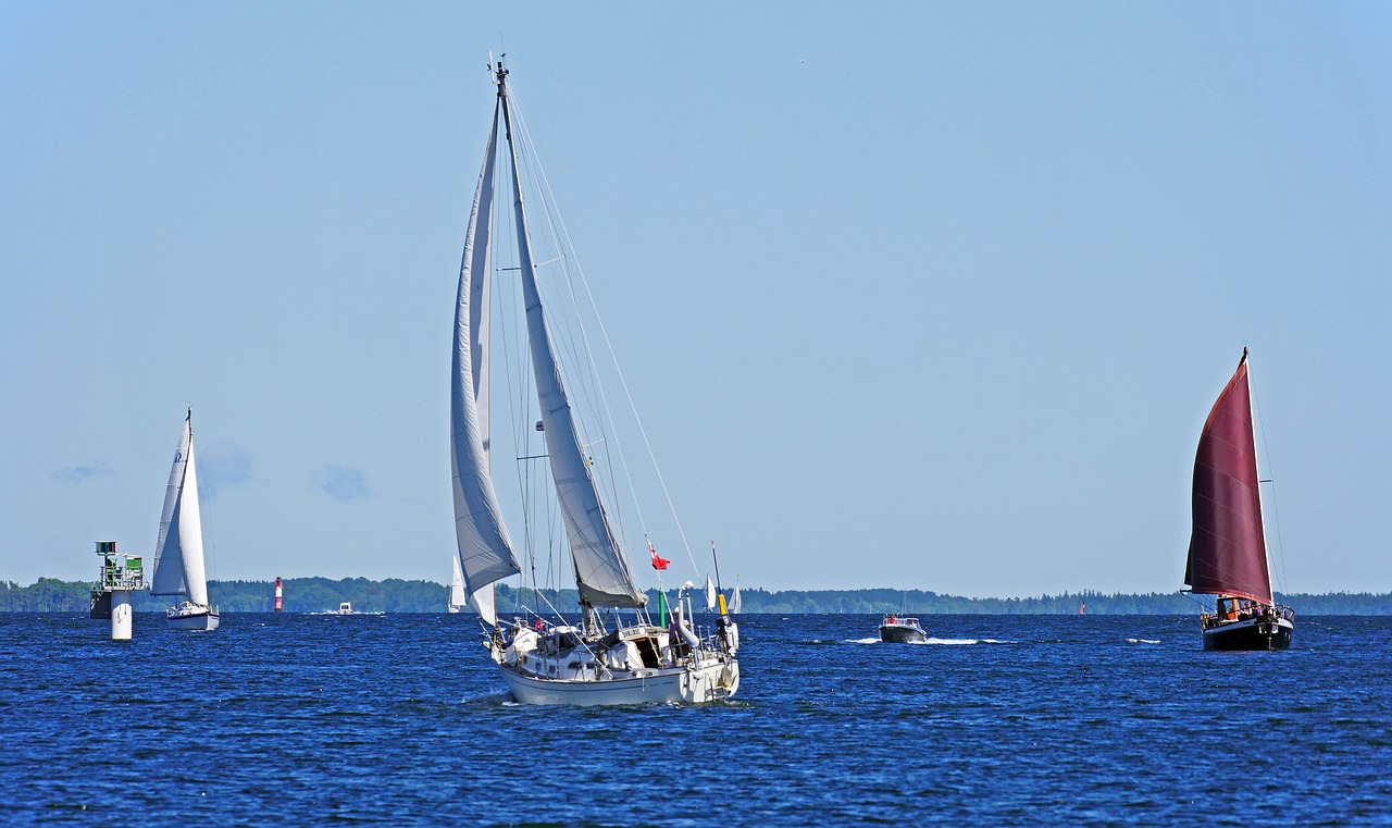 sail leisure baltic sea free photo