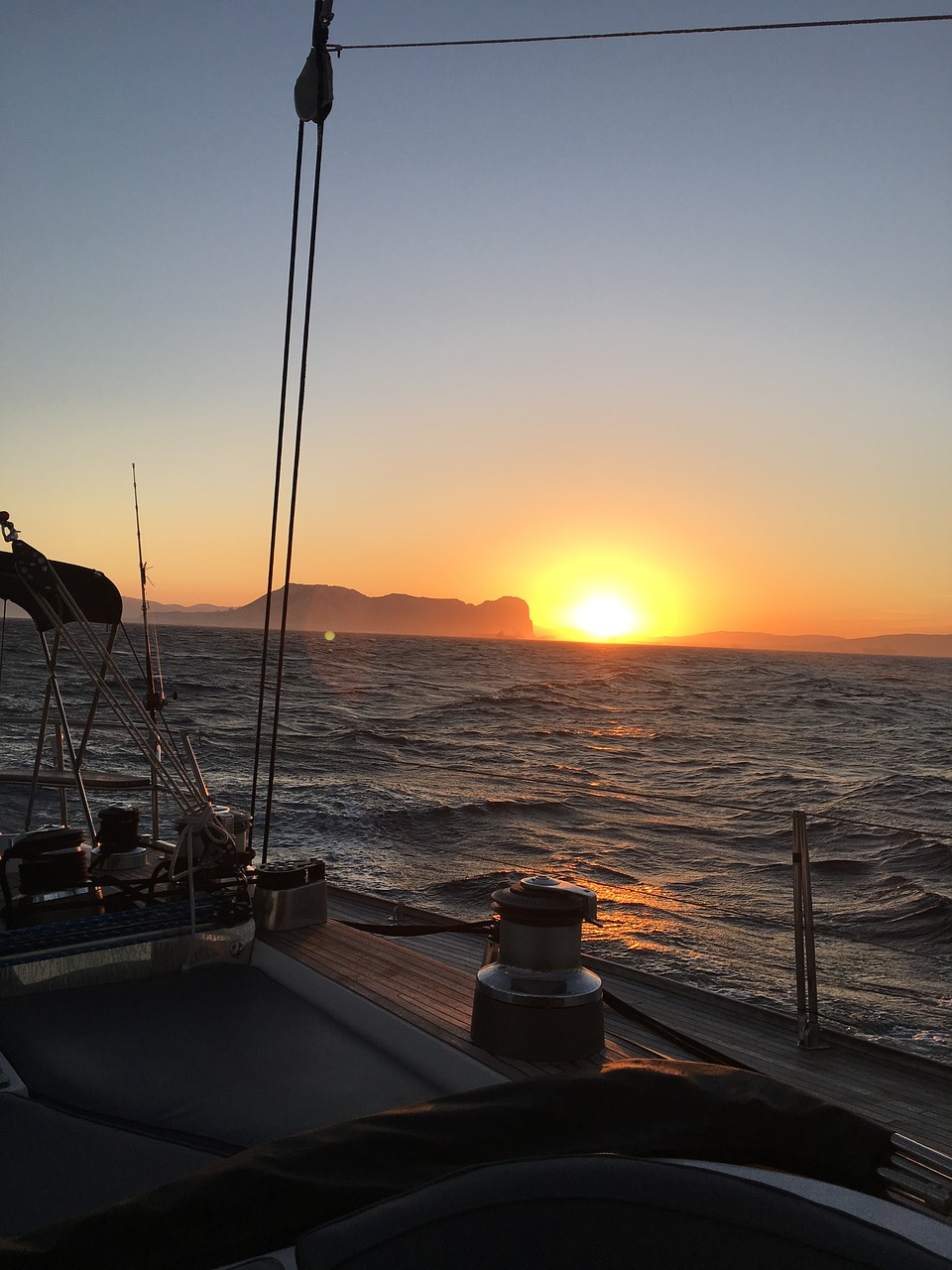 sail sunset abendstimmung free photo