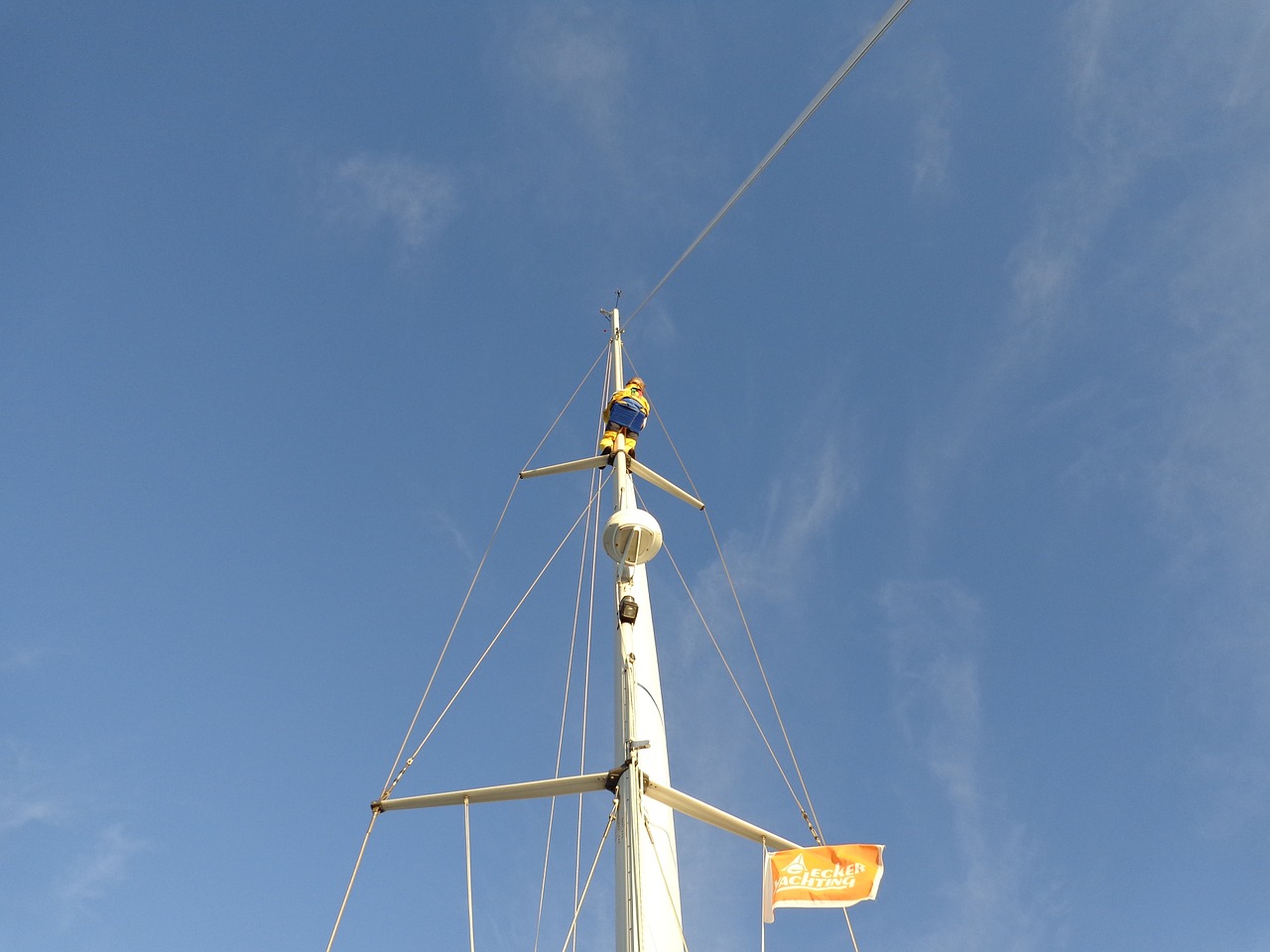 sail mast leash free photo