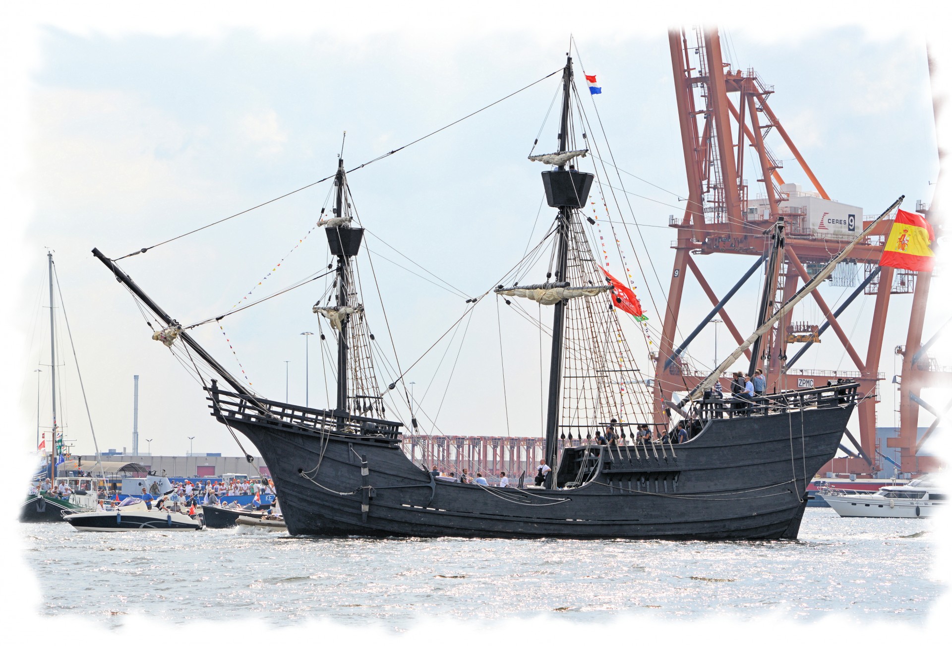 tall ship ship boat free photo