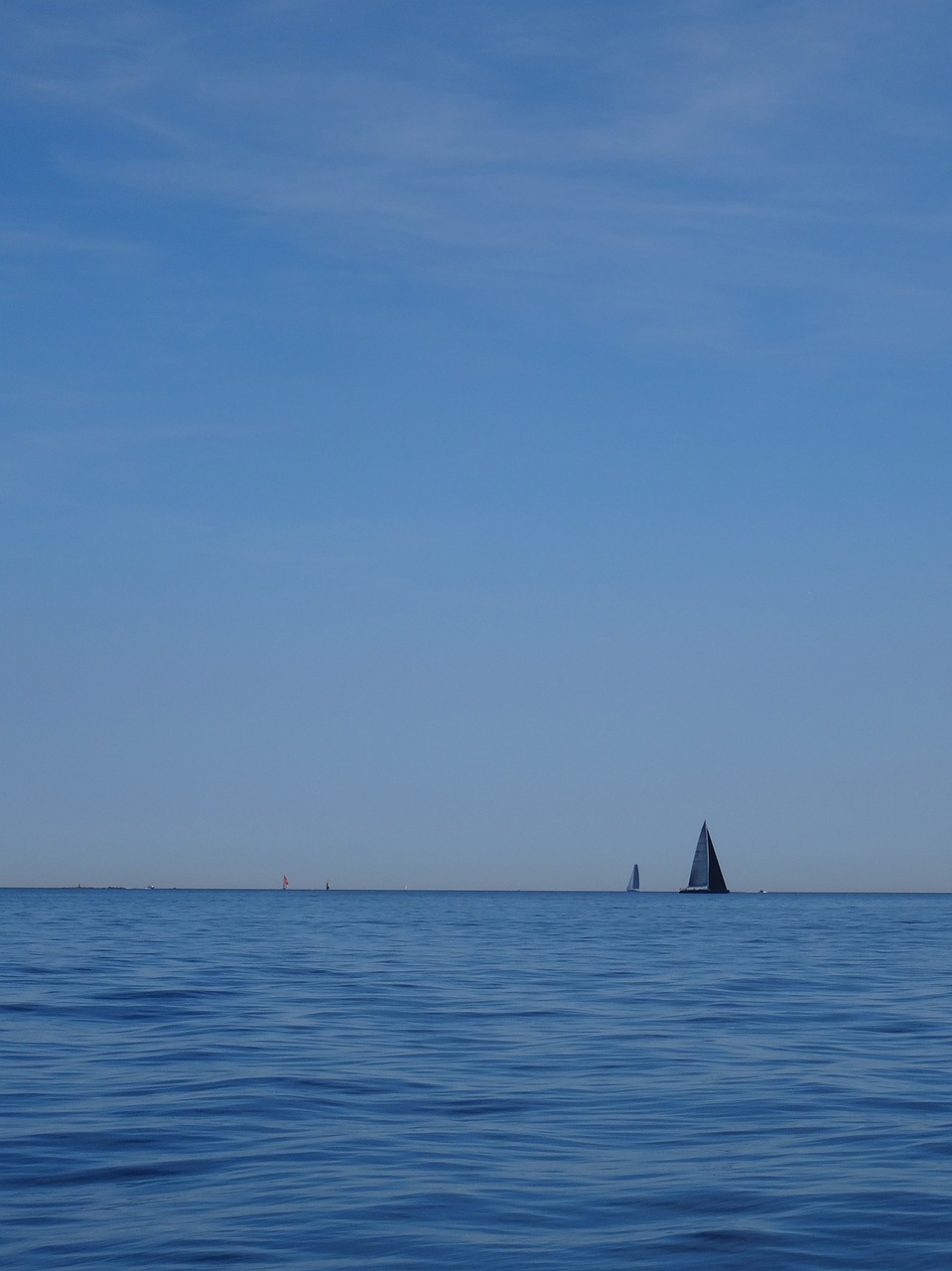 sail boat sea calm free photo