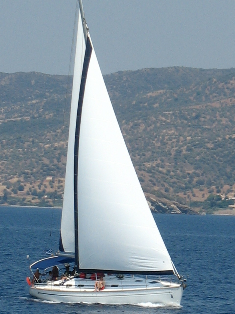 sailboat mediterranean greece free photo