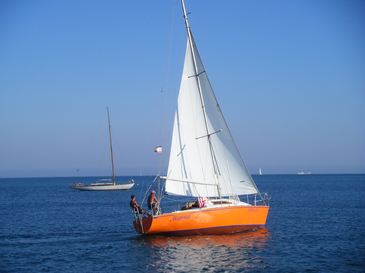 sailboat sea crimea free photo