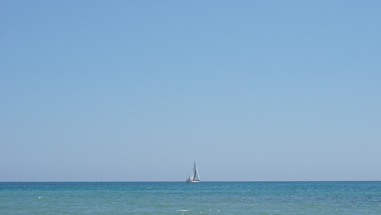 sailboat sea mediterranean free photo