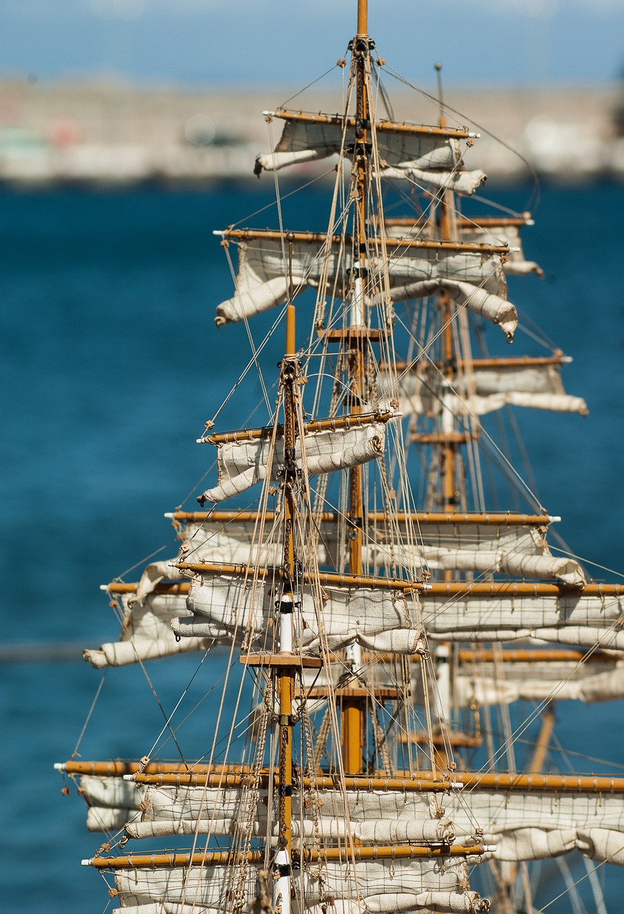 sailboat sails rigging free photo